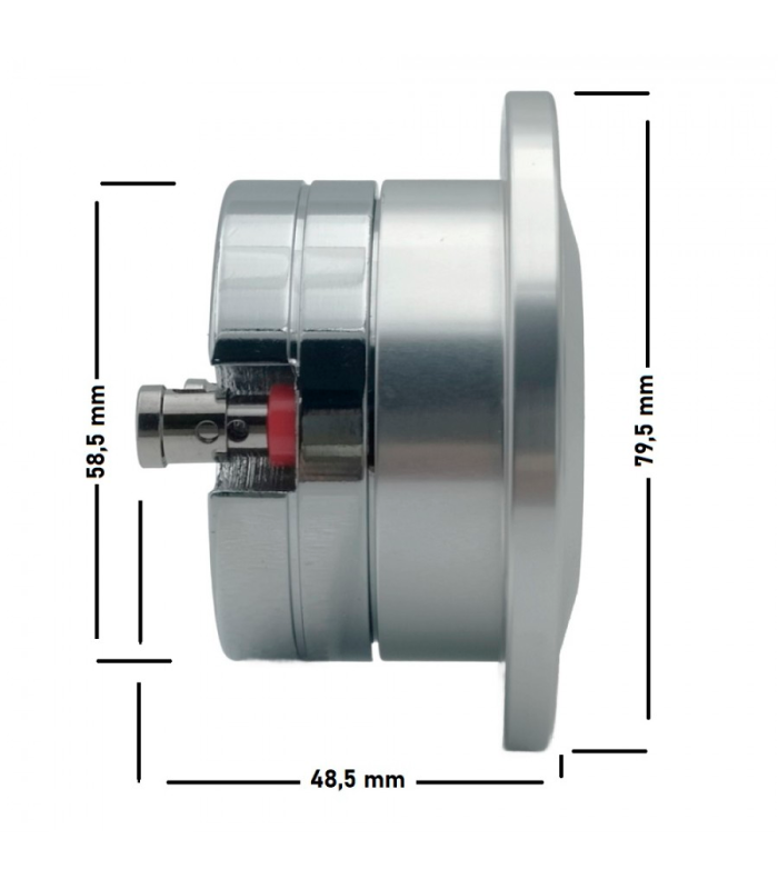 SVBT60 NEOTWEETER NEODIMIO 108dB SPL 120W PROGRAMA 240W PEAK IMPEDANCIA 4 Ohm