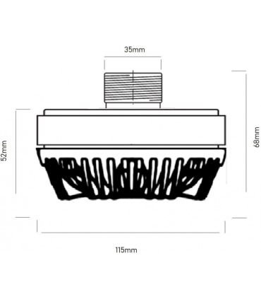 SVT175R MOTOR DE COMPRESIÓN 1,75" CON MEMBRANA DE TITANIO 44mm