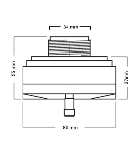 SV-2501T MOTOR TWEETER 1"