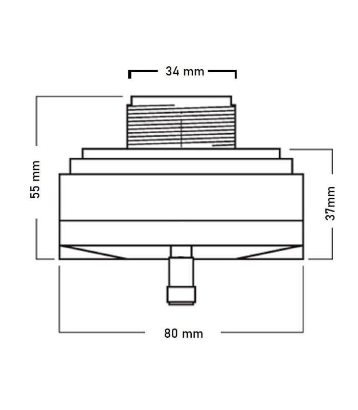 SV-2501T MOTOR TWEETER 1"