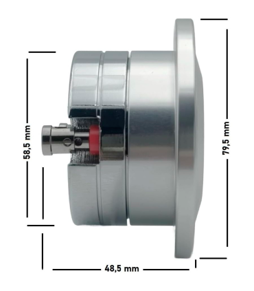 PACK SVBT60 NEO PAREJA SUPER TWEETER NEODIMIO 108dB SPL 120W PROGRAMA 240W PEAK IMPEDANCIA 4 Ohm