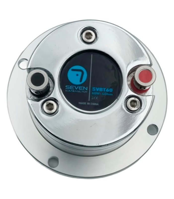 PACK SVBT60 NEO PAREJA SUPER TWEETER NEODIMIO 108dB SPL 120W PROGRAMA 240W PEAK IMPEDANCIA 4 Ohm