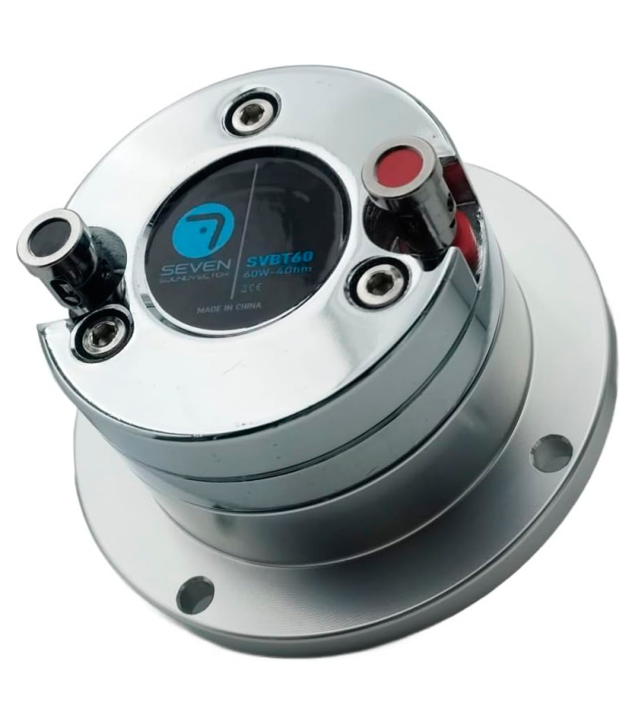 PACK SVBT60 NEO PAREJA SUPER TWEETER NEODIMIO 108dB SPL 120W PROGRAMA 240W PEAK IMPEDANCIA 4 Ohm