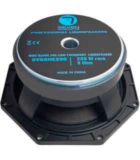 SVG-8HE500/8 WOOFER 8" MEDIO-GRAVE 8 Ohm 250W AES 500W