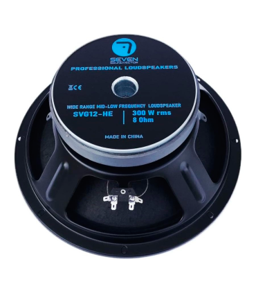 SVG12-HE/8 WOOFER 12" ALTAVOZ PROFESIONAL MEDIO-GRAVE 8 Ohm 300W AES 600W PROGRAMA