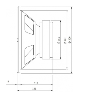 SVG-12HE/4 WOOFER 12" 4 Ohm