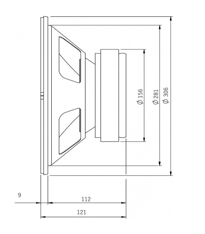 SVG-12HE/4 WOOFER 12" 4 Ohm