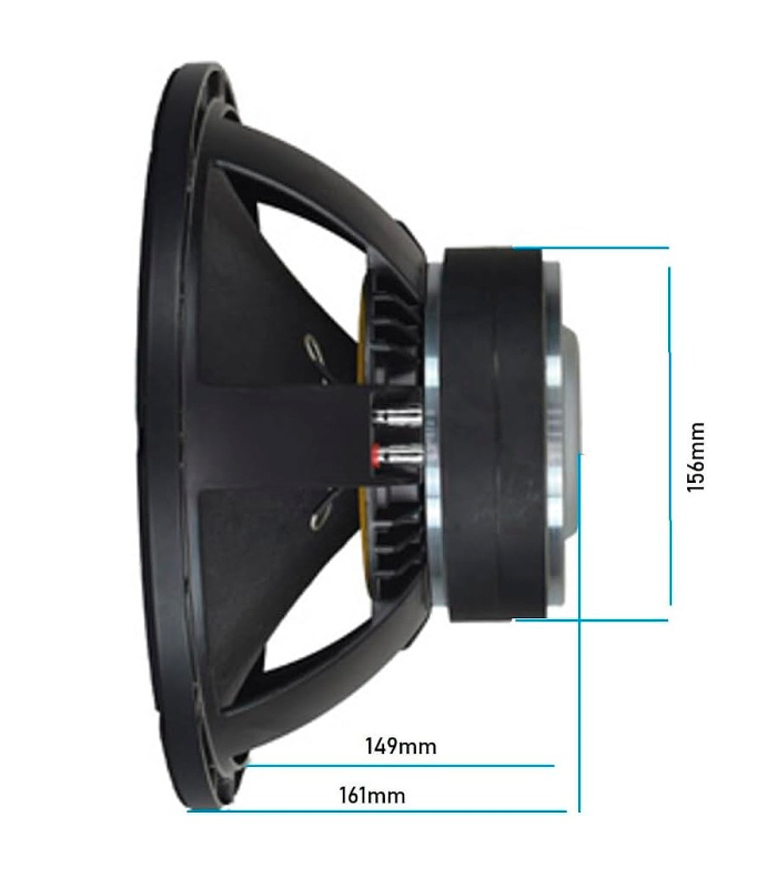 SVG12SUB600/8 SUBWOOFER 12" ALTAVOZ PROFESIONAL 8 Ohm 600W AES 1200W PEAK