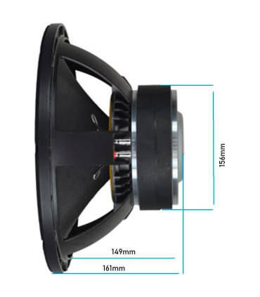 SVG12SUB600/4 SUBWOOFER 12 "  4 Ohm 600W AES