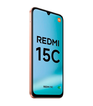 Xiaomi Redmi 15C 4GB 128GB 6.9" 120Hz Batería 6000mAh Carga Rápida 33W (Naranja Crepúsculo)