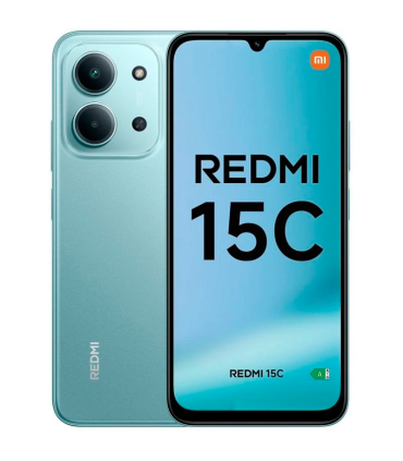 Xiaomi Redmi 15C 4GB 256GB 6.9" 120Hz Batería 6000mAh Carga Rápida 33W (Verde menta)