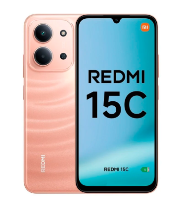 Xiaomi Redmi 15C 4GB 256GB 6.9" 120Hz Batería 6000mAh Carga Rápida 33W (Naranja crepúsculo)