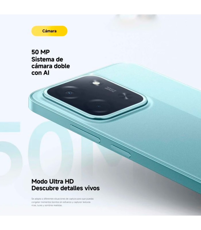 POCO C85 8GB 256GB 6.9" 120Hz Dual SIM 4G 6000mAh 33W 50MP IP64 Android 15 (Negro)