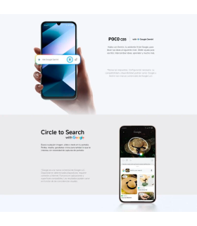 POCO C85 8GB 256GB 6.9" 120Hz Dual SIM 4G 6000mAh 33W 50MP IP64 Android 15 (Morado)