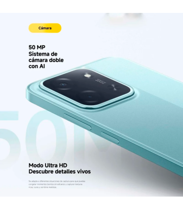 POCO C85 8GB 256GB 6.9" 120Hz Dual SIM 4G 6000mAh 33W 50MP IP64 Android 15 (Verde)