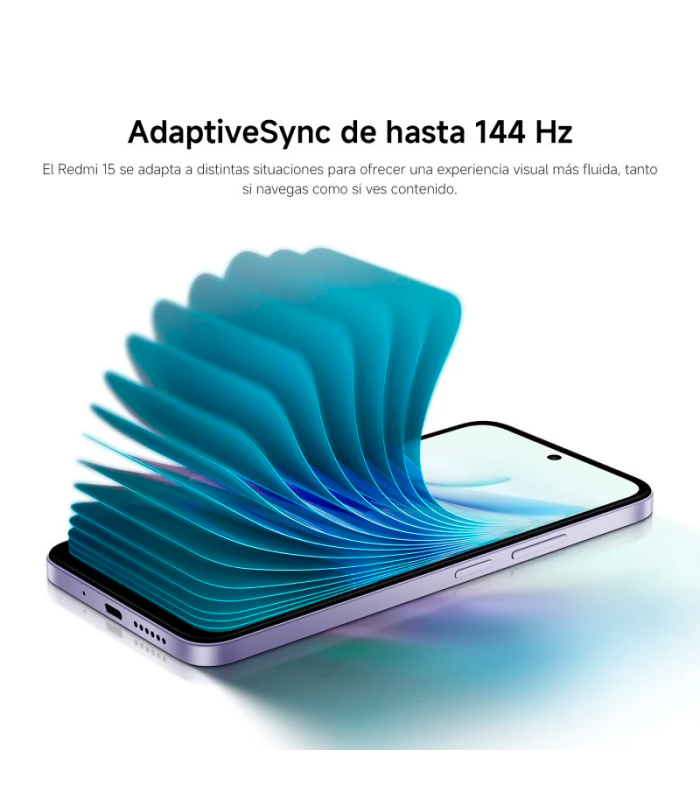 Xiaomi Redmi 15 4G 8GB 256GB 6.9" FHD+ 144Hz 7000mAh Dual SIM NFC (Púrpura arenoso)