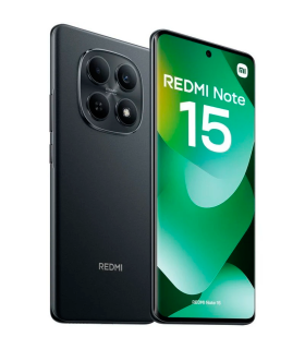 Xiaomi REDMI Note 15 8GB 256GB 6.77" AMOLED 4G Dual SIM Cámara 108MP IP64 HyperOS 2 (Negro)