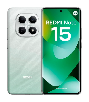 Xiaomi REDMI Note 15 8GB 256GB 6.77" AMOLED 4G Dual SIM Cámara 108MP IP64 HyperOS 2 (Verde Bosque)