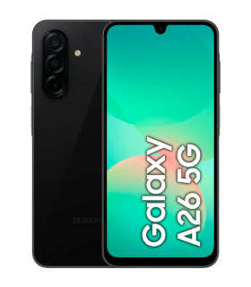Samsung Galaxy A26 5G 8GB/256GB Smartphone 6.7" NFC Super AMOLED 50MP 5000mAh 25W Android 15 (Negro)