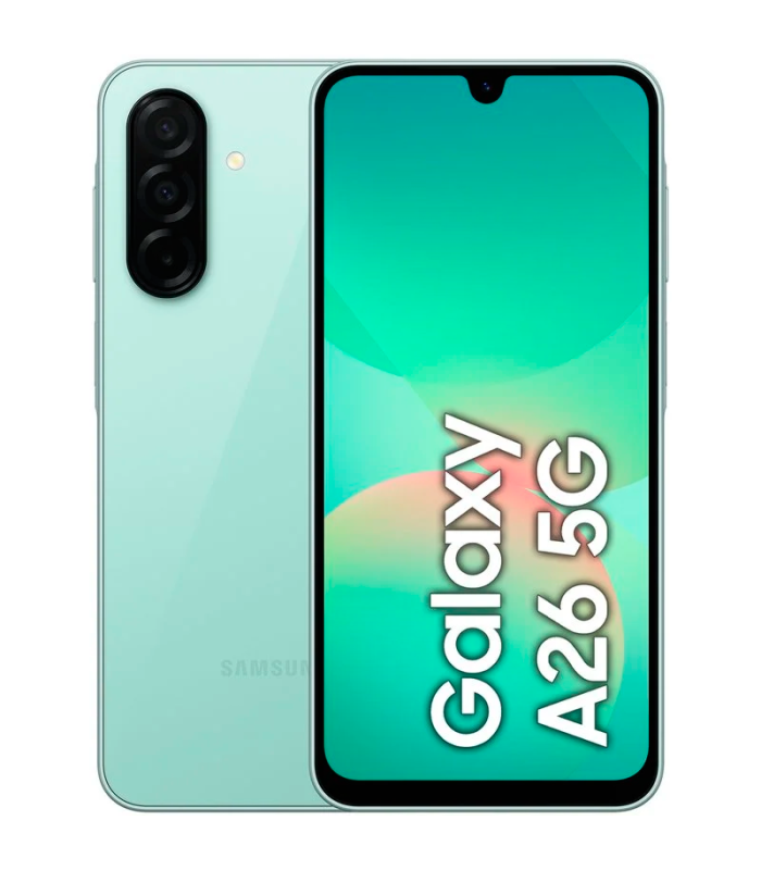 Samsung Galaxy A26 5G 6GB/128GB Smartphone 6.7" NFC Super AMOLED 50MP 5000mAh 25W Android 15 (Menta)