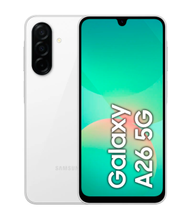 Samsung Galaxy A26 5G 6GB/128GB Smartphone 6.7" NFC Super AMOLED 50MP 5000mAh 25W Android 15 (Blanco)