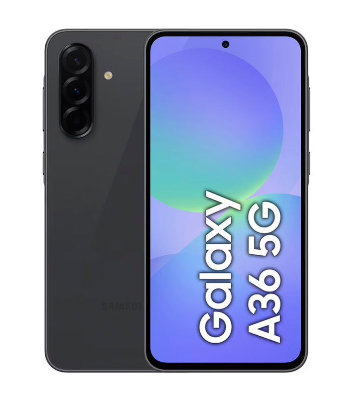 Samsung Galaxy A36 5G 8GB/256GB Smartphone 6.7" NFC Super AMOLED 50MP 5000mAh 45W Android 15 (Negro)