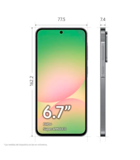 Samsung Galaxy A56 5G 8GB/128GB Smartphone NFC 6.7" Super AMOLED 50MP 5000mAh 45W Android 15 (Negro)