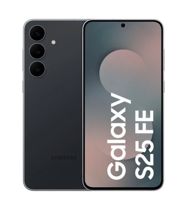 Samsung Galaxy S25 FE 8GB 128GB 6.7" AMOLED 5G Dual SIM Cámara 50MP IP68 Android (Negro)