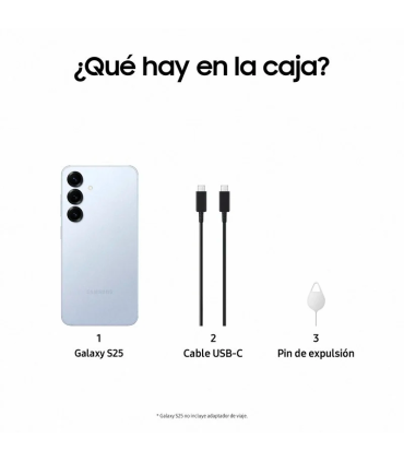 Samsung Galaxy S25 5G IA 12GB 256GB NFC 4.000mAh 50Mp 25W (Ice Blue)