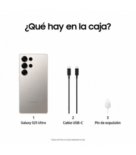 Samsung Galaxy S25 Ultra NFC 5G IA 12GB 256GB 5.000mAh 45W (Titanio Gris)
