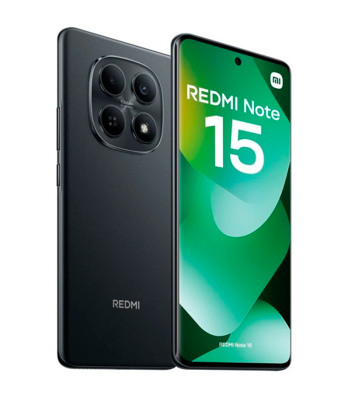 Xiaomi REDMI Note 15 6GB 128GB 6.77" AMOLED 4G Dual SIM Cámara 108MP IP64 HyperOS 2 (Negro)