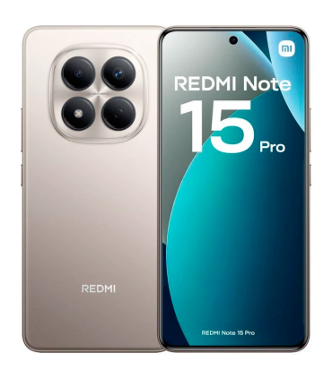 Xiaomi REDMI Note 15 Pro 8GB 256GB 6.77" AMOLED 4G Dual SIM Batería 6500mAh HyperOS 2 (Titanio)