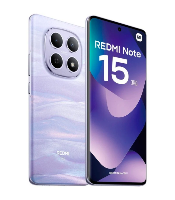 Xiaomi REDMI Note 15 5G 8GB 256GB 6.77" AMOLED 120Hz Dual SIM Cámara 108MP HyperOS 2 (Púrpura)