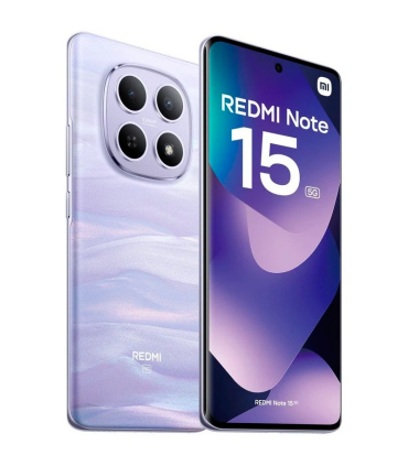 Xiaomi REDMI Note 15 5G 8GB 256GB 6.77" AMOLED 120Hz Dual SIM Cámara 108MP HyperOS 2 (Púrpura)