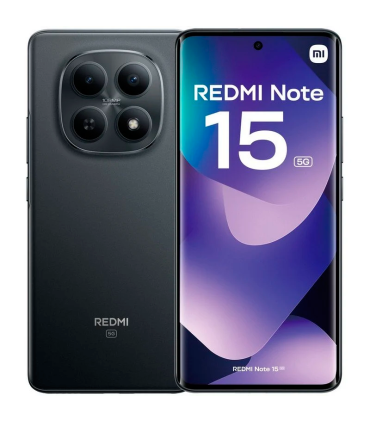 Xiaomi REDMI Note 15 5G 8GB 256GB 6.77" AMOLED 120Hz Dual SIM Cámara 108MP HyperOS 2 (Negro)