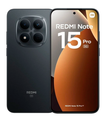Xiaomi REDMI Note 15 Pro 5G 8GB 256GB 6.83" AMOLED Dual SIM Cámara 200MP IP68 HyperOS 2 (Negro)