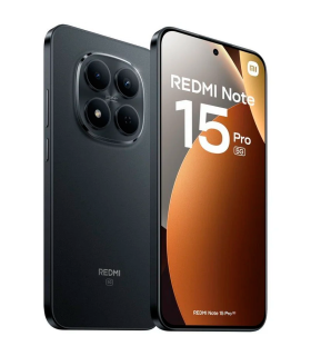 Xiaomi REDMI Note 15 Pro 5G 12GB 512GB 6.83" AMOLED Dual SIM Cámara 200MP IP68 HyperOS 2 (Negro)