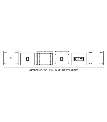 PRO-S5118A SUBWOOFER ACTIVO DSP 18\" AUDIOCENTER