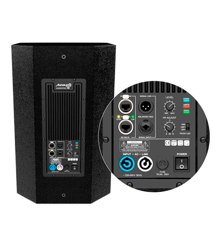 AUDIBAX PRO MANHATTAN 12A ALTAVOZ ACTIVO PA 1200W RMS