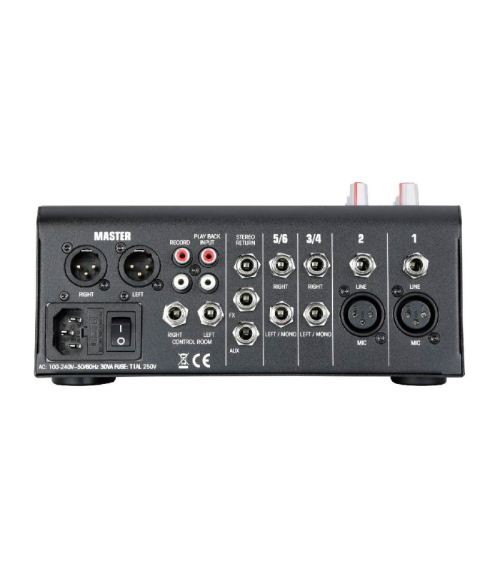 MPX-6 MESA DE MEZCLAS 6CH DSP USB SD BLUETOOTH AUDIOPHONY