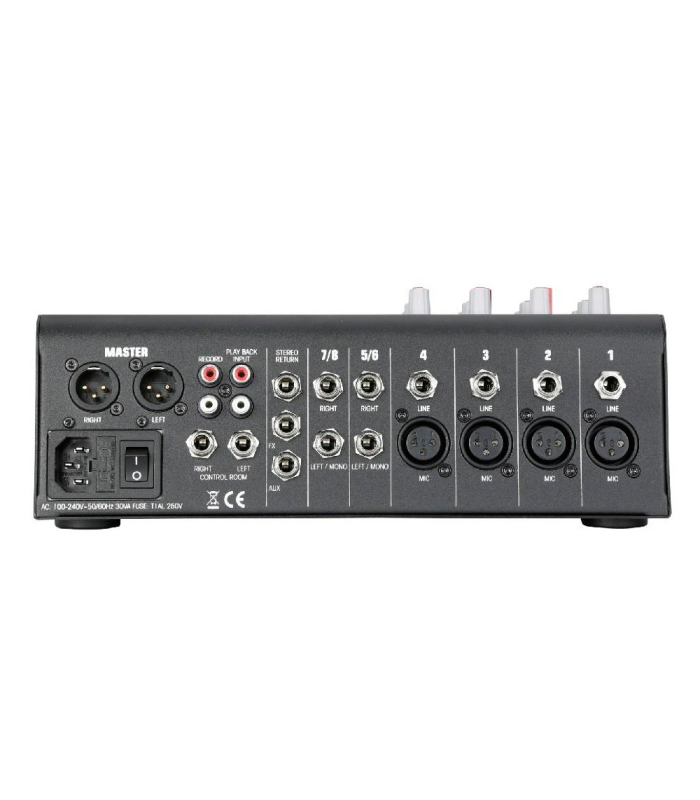 MPX-8 MESA DE MEZCLAS 8CH DSP USB SD BLUETOOTH AUDIOPHONY
