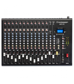 MPX-16 MESA DE MEZCLAS 16CH DSP USB SD BLUETOOTH AUDIOPHONY