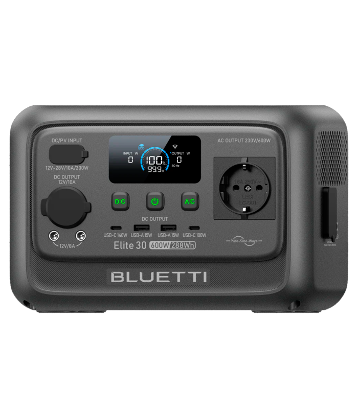 BLUETTI ELITE 30 V2 Estación de Energía Portátil | 600W 288Wh