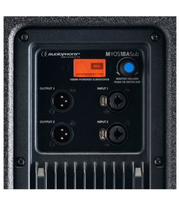 MYOS18A SUB SUBWOOFER DSP ACTIVO 18" AUDIOPHONY
