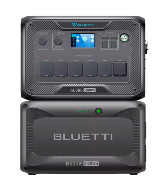 BLUETTI AC500 + B500K Estación de Energía Portátil
