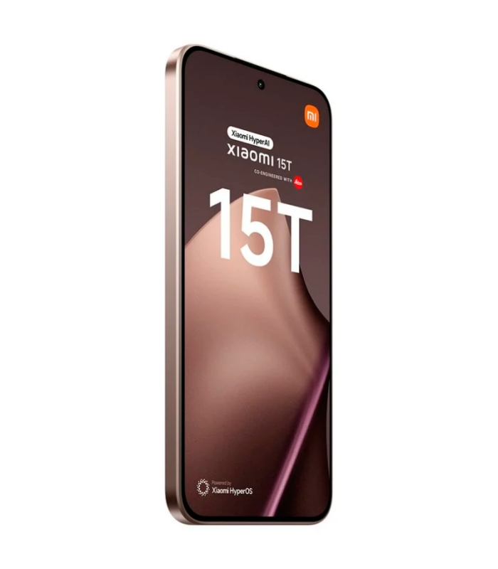 Xiaomi 15T 12GB 512GB 6.83" AMOLED 5G Dual SIM Cámara Leica 50MP NFC Android 16 (Oro Rosa)