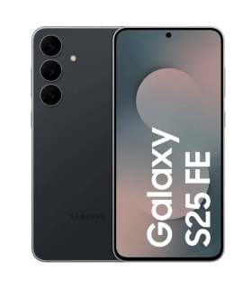 Samsung Galaxy S25 FE 8GB 256GB 6.7" AMOLED 5G Dual SIM Cámara 50MP IP68 Android (Negro)