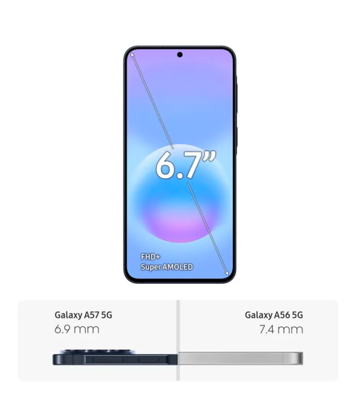 Samsung Galaxy A57 5G 8GB/256GB Smartphone 6.7" Super AMOLED 50MP 5000mAh 45W (Azul Oscuro)