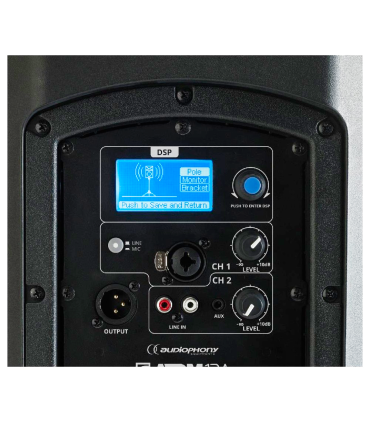 ATOM-12A DSP ALTAVOZ ACTIVO 12" 400W RMS AUDIOPHONY