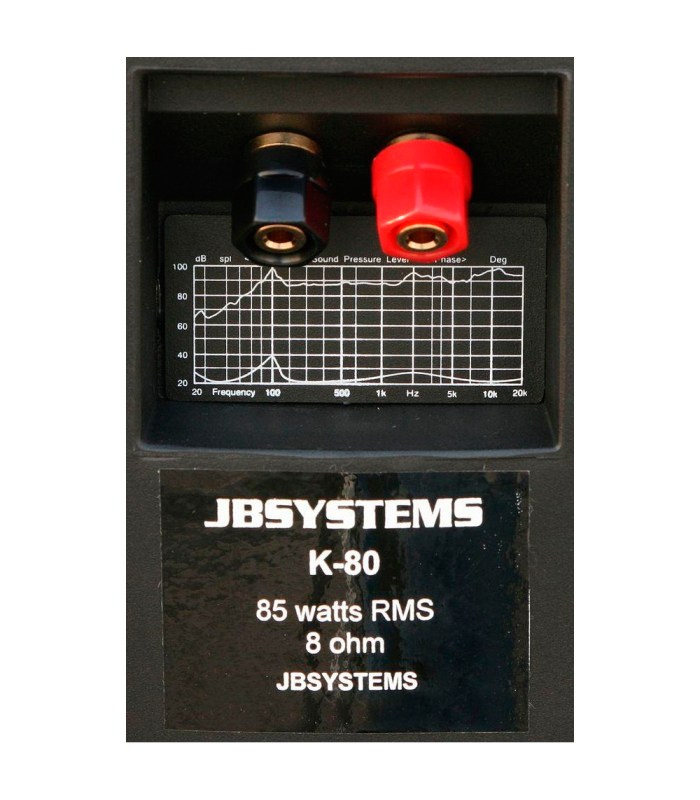 K-80 NEGRO ALTAVOCES 8" 85Wrms - 8Ohm JBSYSTEMS